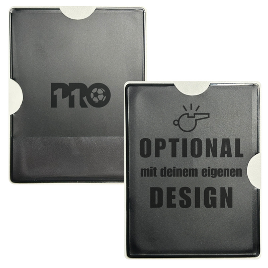 PRO11 Schiedsrichter SR Kompakt-Set - Mappe für Disziplinar- und Notizkarten (mit/ohne Gravur)