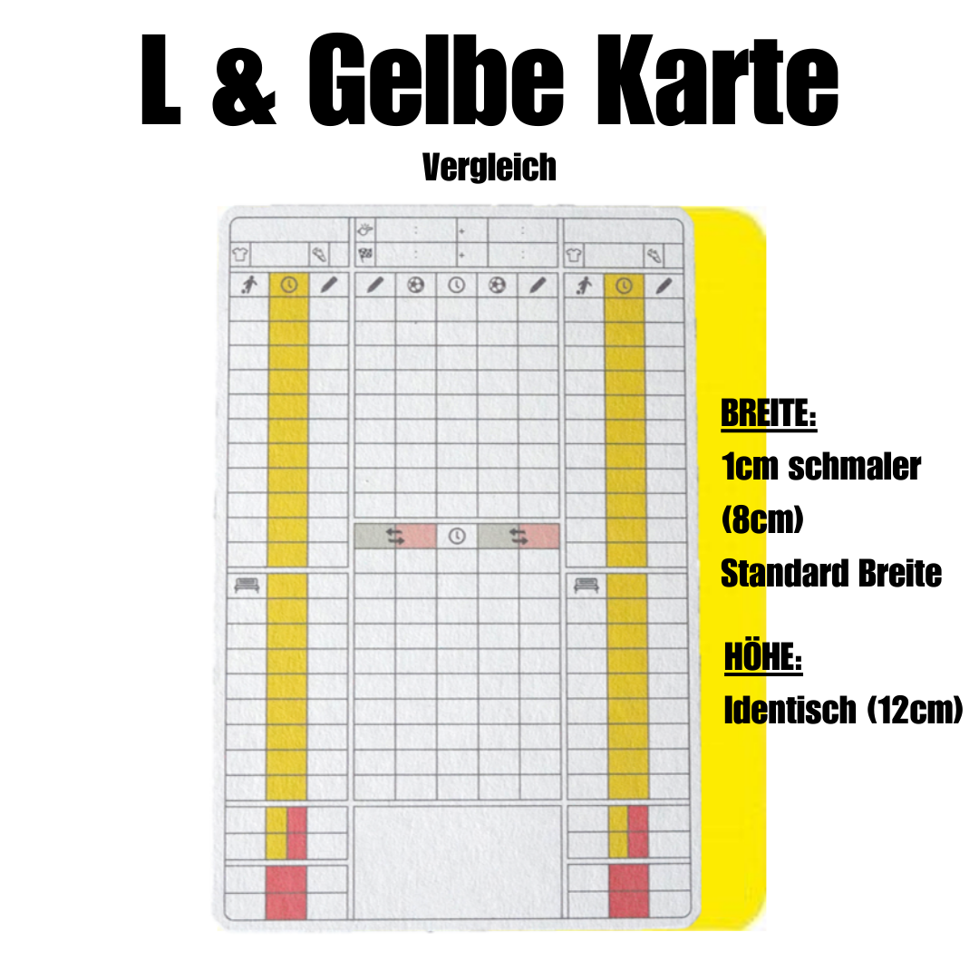 PRO11 Fußball Schiedsrichter SR Spielnotizkarte (Test-Kit)