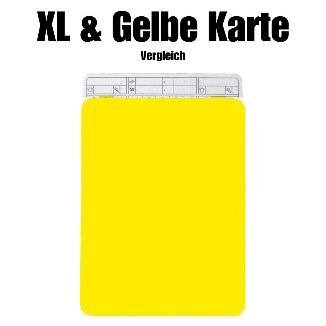 PRO11 Fußball Schiedsrichter SR Spielnotizkarte (L/XL)
