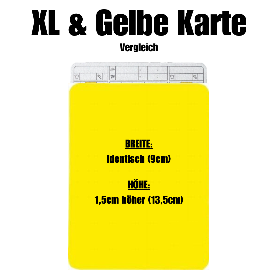 PRO11 Fußball Schiedsrichter SR Spielnotizkarte (Test-Kit)