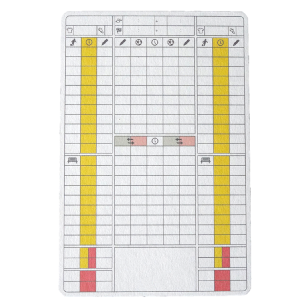 PRO11 Fußball Schiedsrichter SR Spielnotizkarte (Test-Kit)