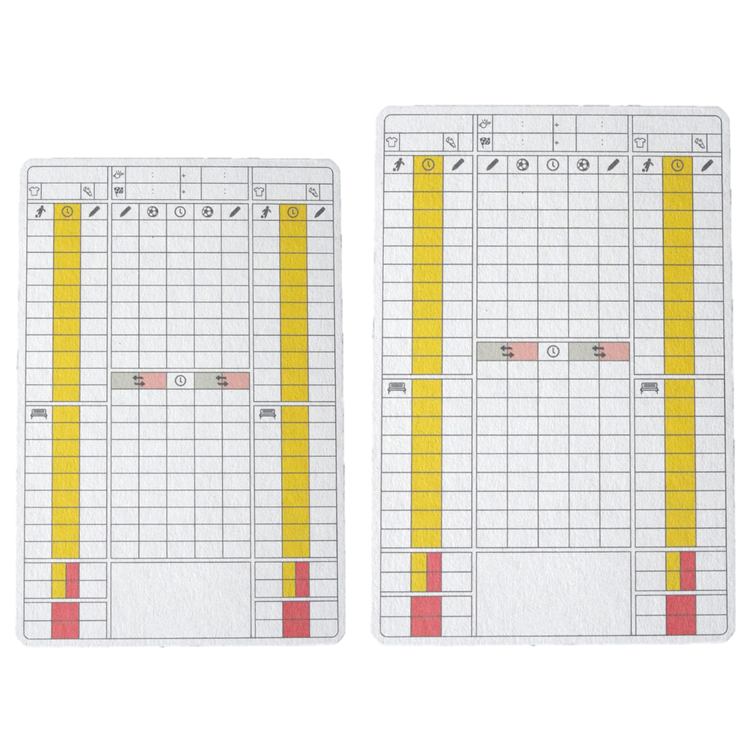 PRO11 Fußball Schiedsrichter SR Spielnotizkarte (Test-Kit)