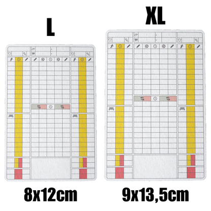 PRO11 Fußball Schiedsrichter SR Spielnotizkarte (L/XL)